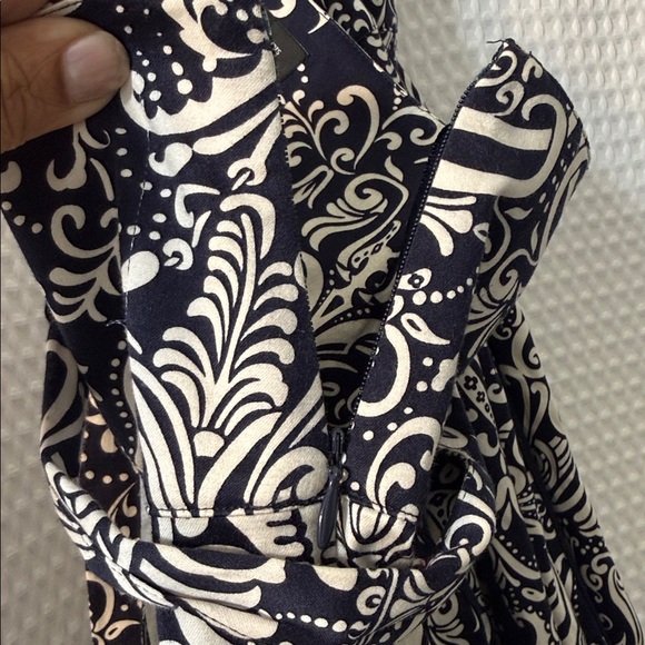 INC International Concepts Women’s  Navy & White  Print Skirt – Size 6 - Picture 6 of 7